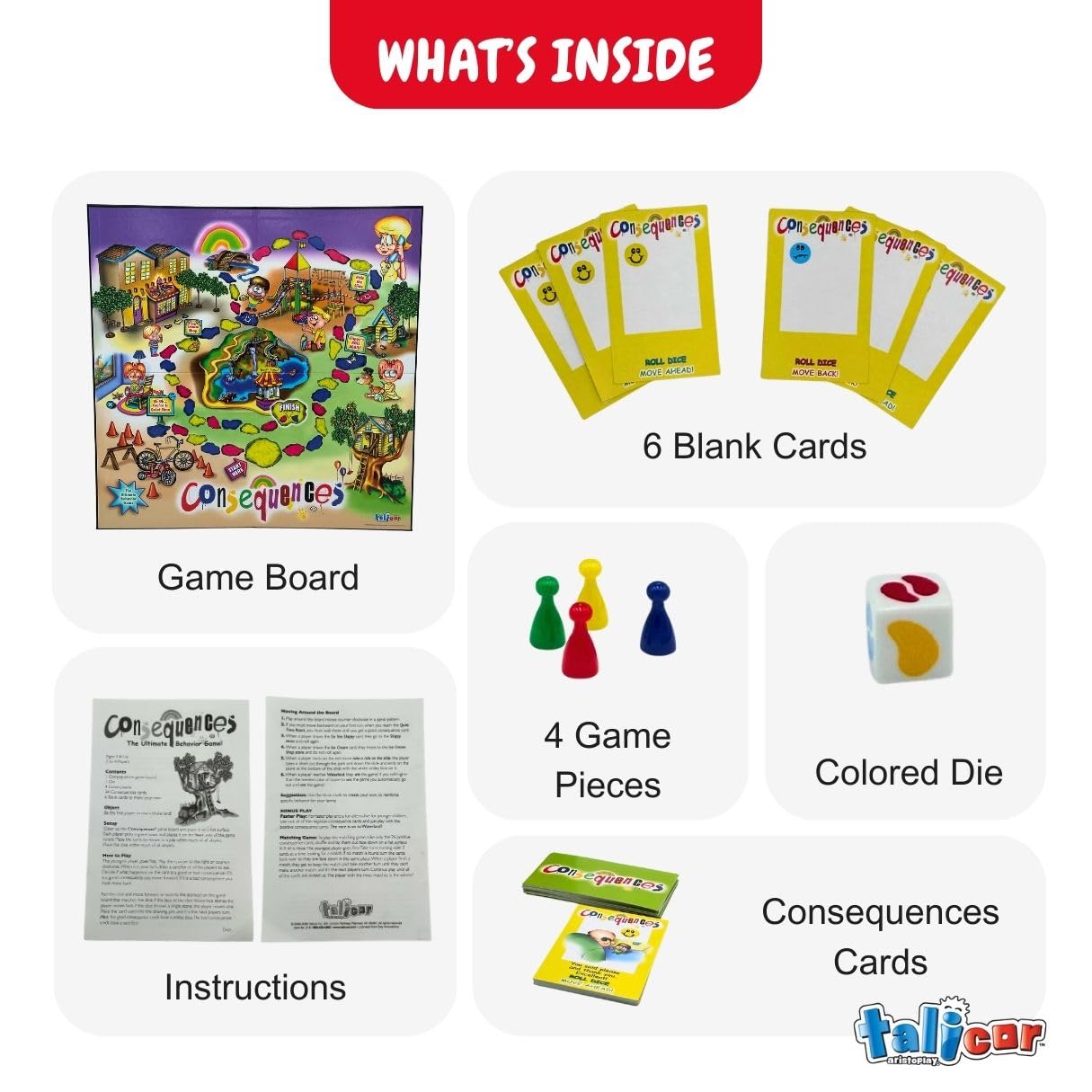 TaliCor Consequences: Fun Kids’ Game for Decision Making & Family Play