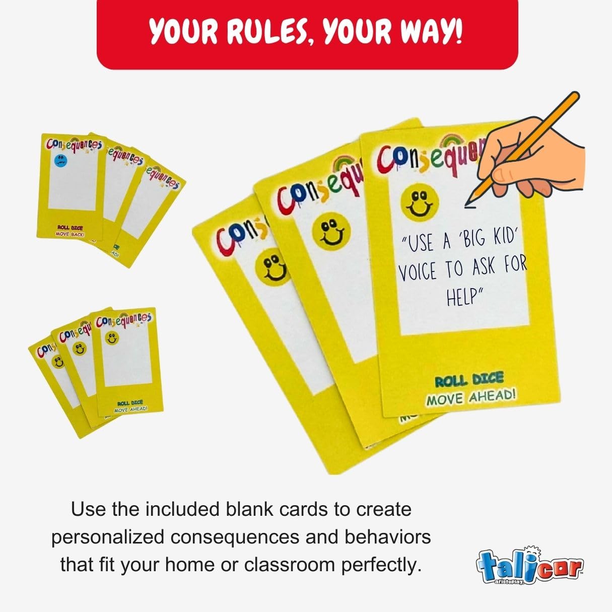 TaliCor Consequences: Fun Kids’ Game for Decision Making & Family Play