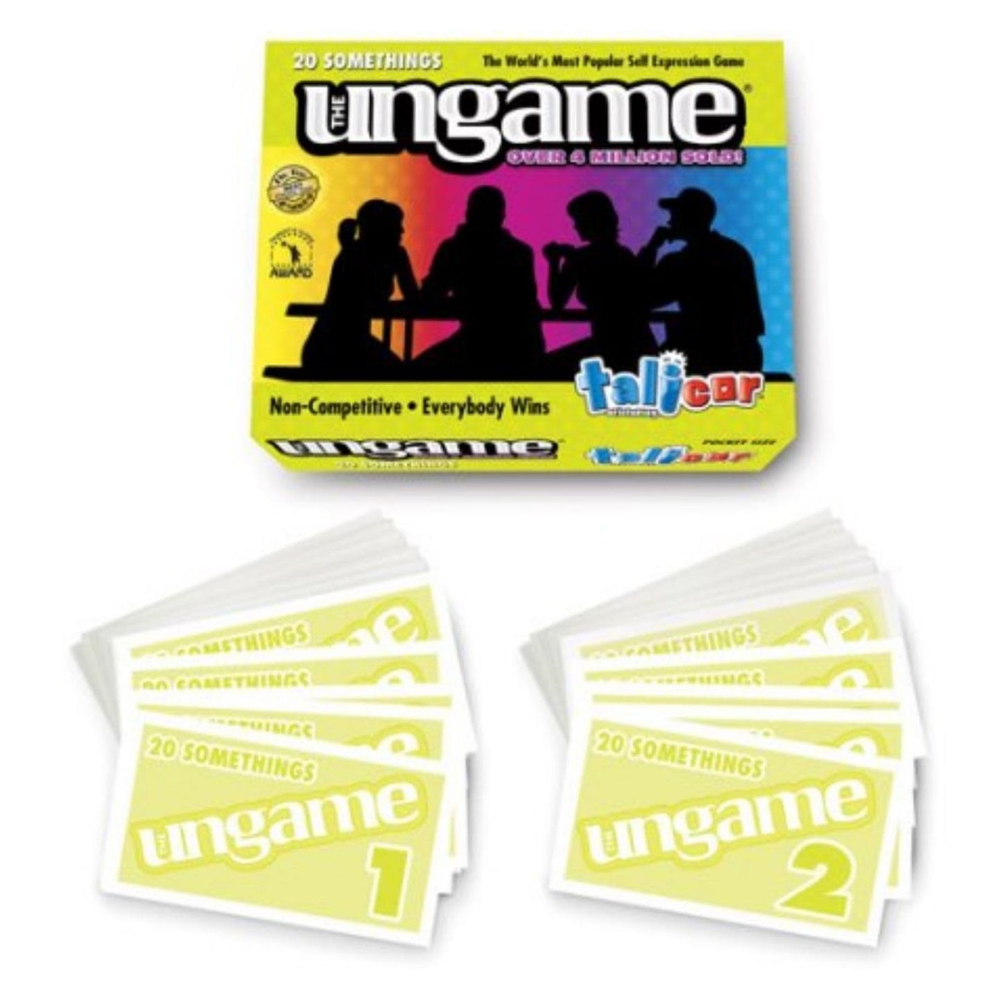 Pocket UNGAME 20 Somethings by TaliCor | Non-Competitive Card Game for Young Adults 18+