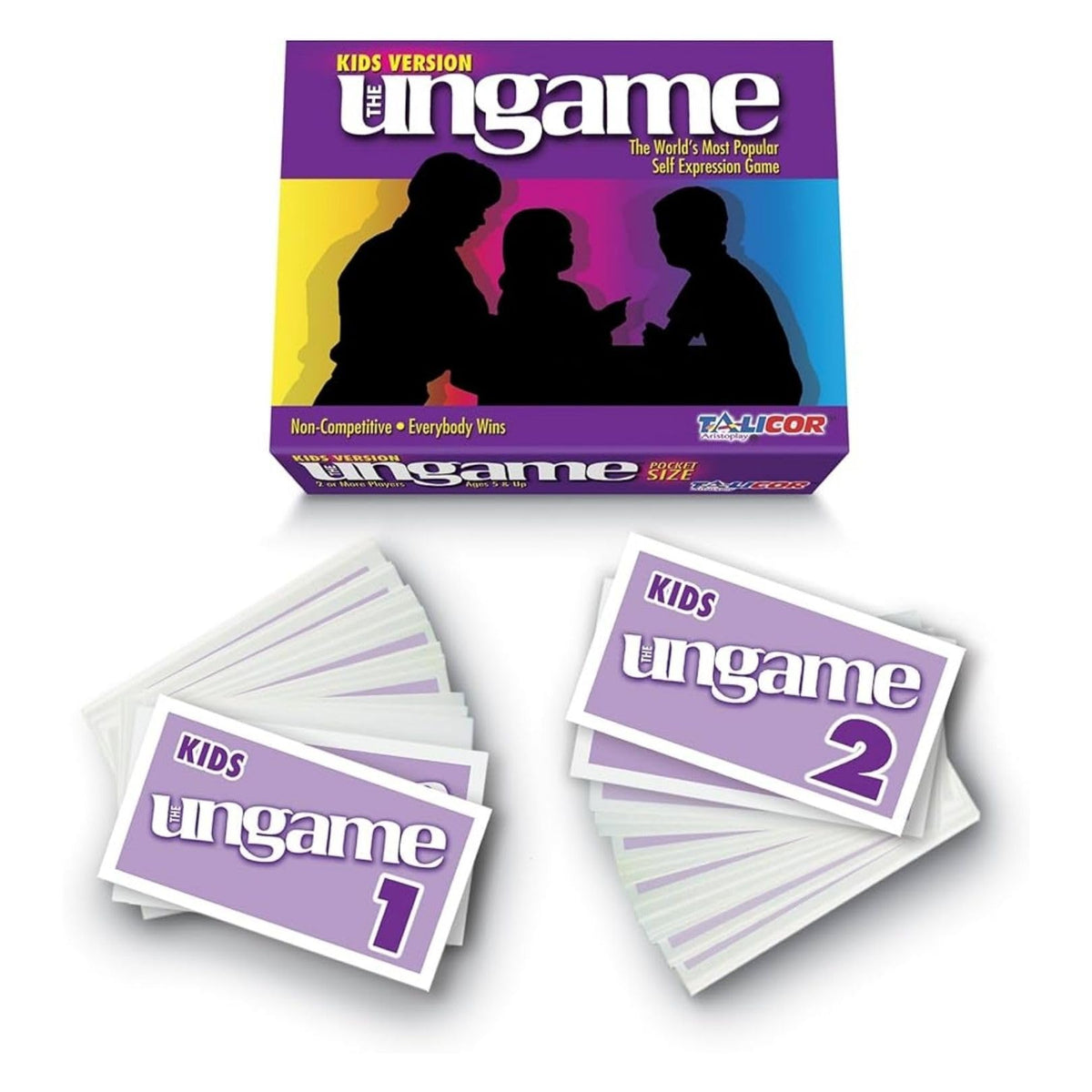 Talicor Pocket Ungame – Non-Competitive Card Game for Kids 5+ | Spark Conversations & Self-Expression