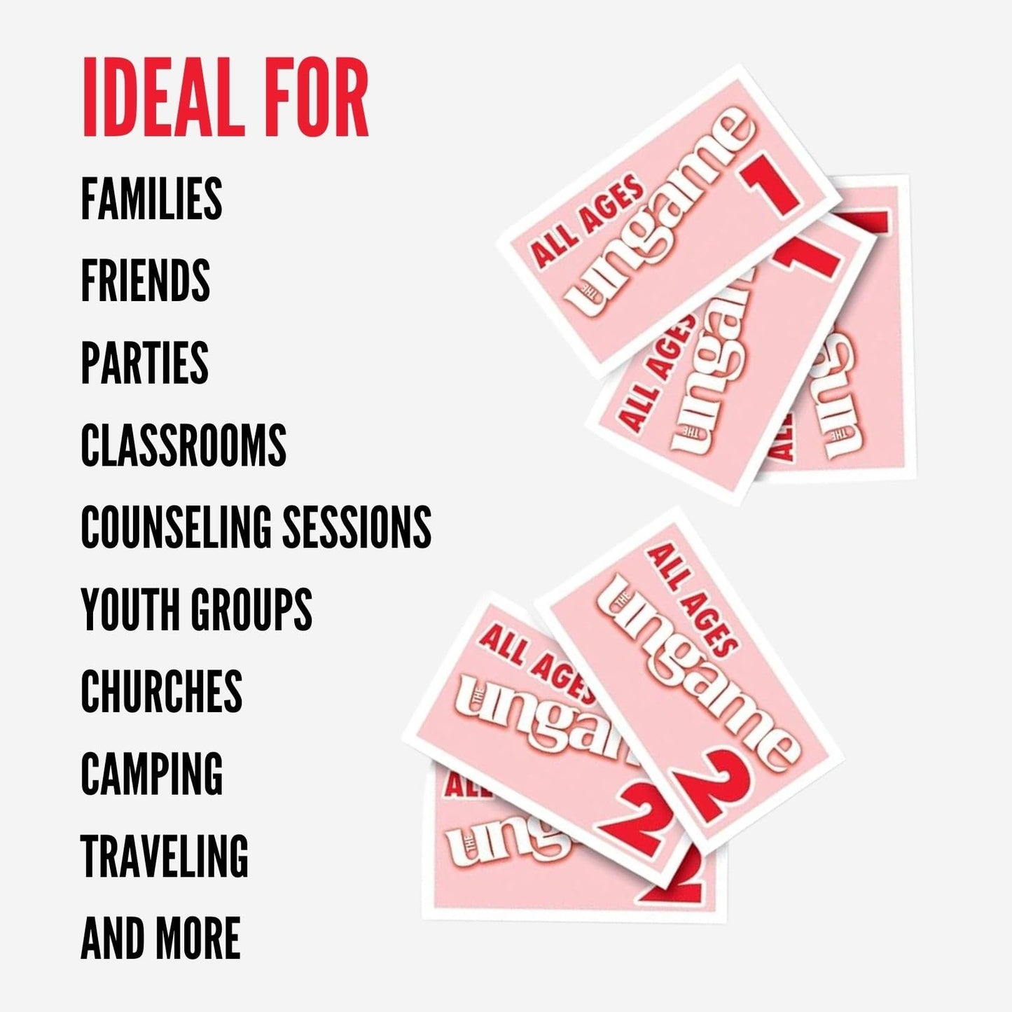 TaliCor Pocket Ungame All Ages Version – Non-Competitive Family Conversation Game