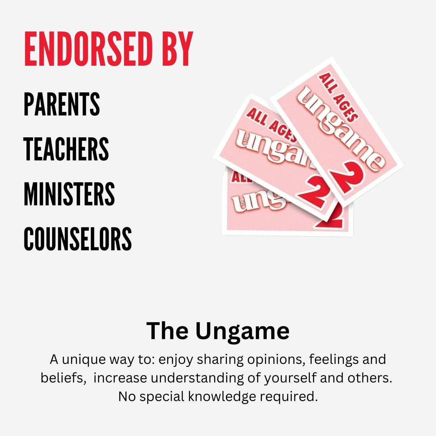 TaliCor Pocket Ungame All Ages Version – Non-Competitive Family Conversation Game