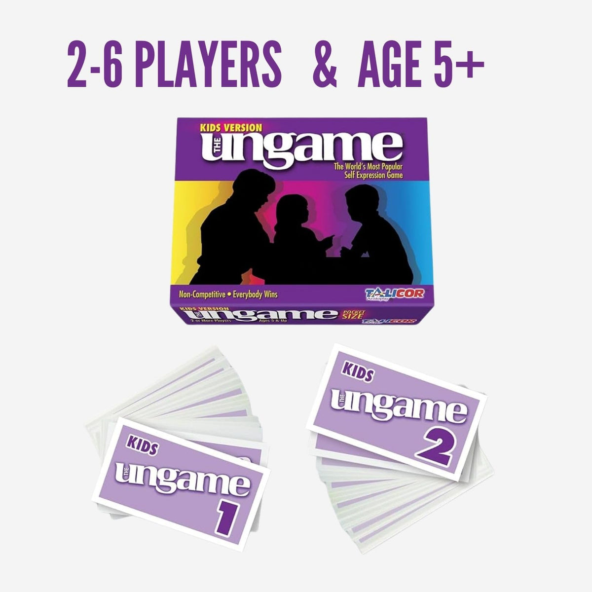 Talicor Pocket Ungame – Non-Competitive Card Game for Kids 5+ | Spark Conversations & Self-Expression