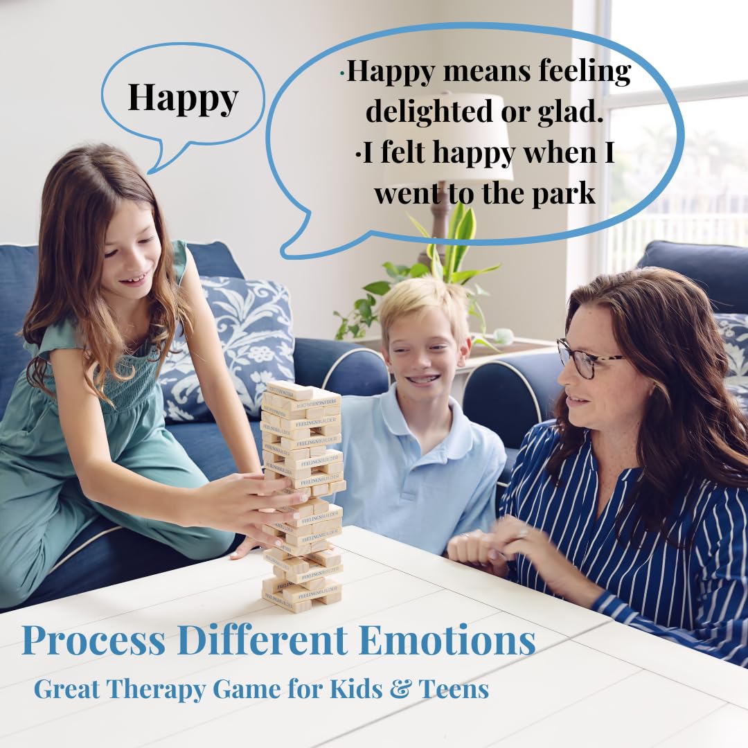 Feelings Builder by TALKA: Therapy Games for Kids, Teens & Adults | Anger Management & CBT Tools