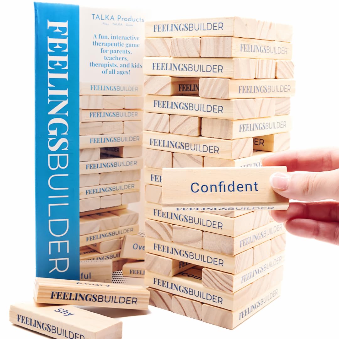 Feelings Builder by TALKA: Therapy Games for Kids, Teens & Adults | Anger Management & CBT Tools