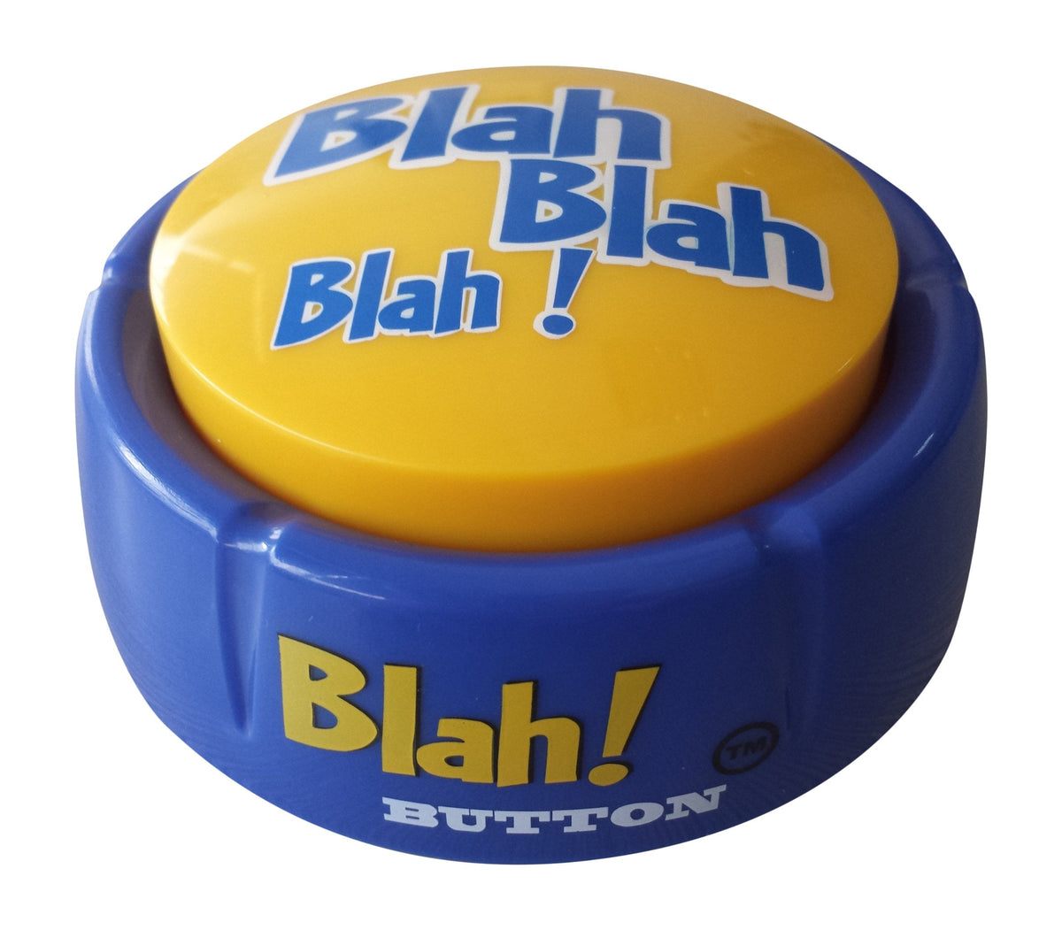 Talkie Toys Blah Button – 12 Hilarious Phrases, Stress Relief & Laughs, Funny Gift