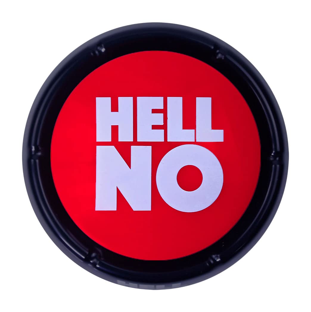 Talkie Toys Products Hell No Button – 10 Funny Sayings Sound Button