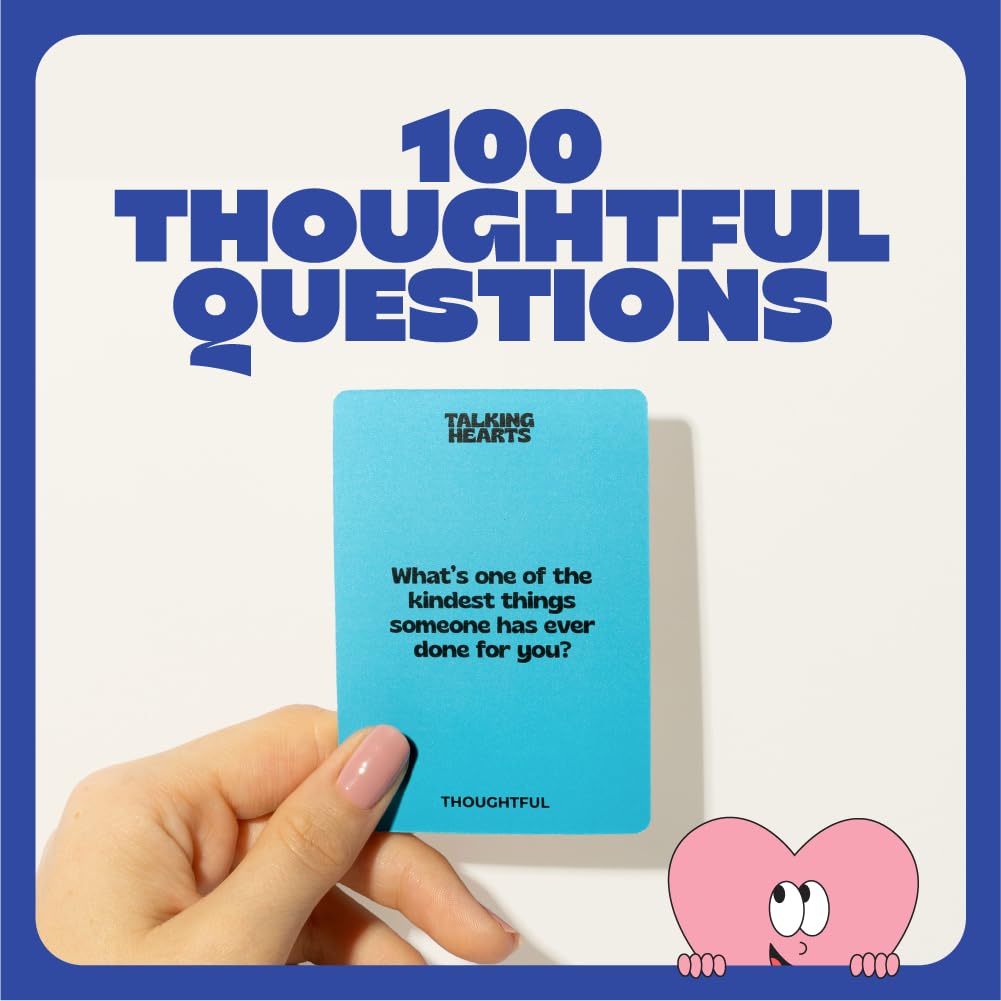 Talking Hearts Conversation Cards for Family | 200 Prompts & 20 Challenges