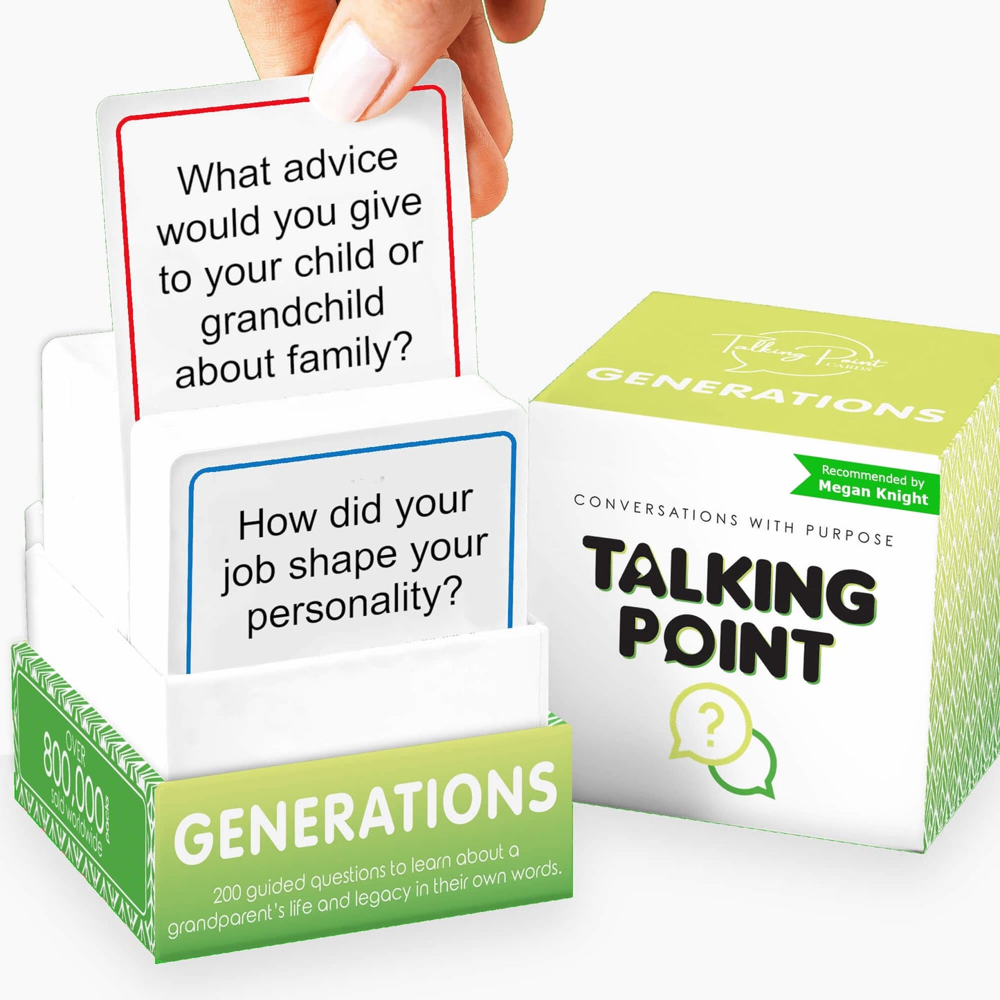 Talking Point Cards Generations Edition – 200 Deep, Fun Conversation Starters for Family Bonding