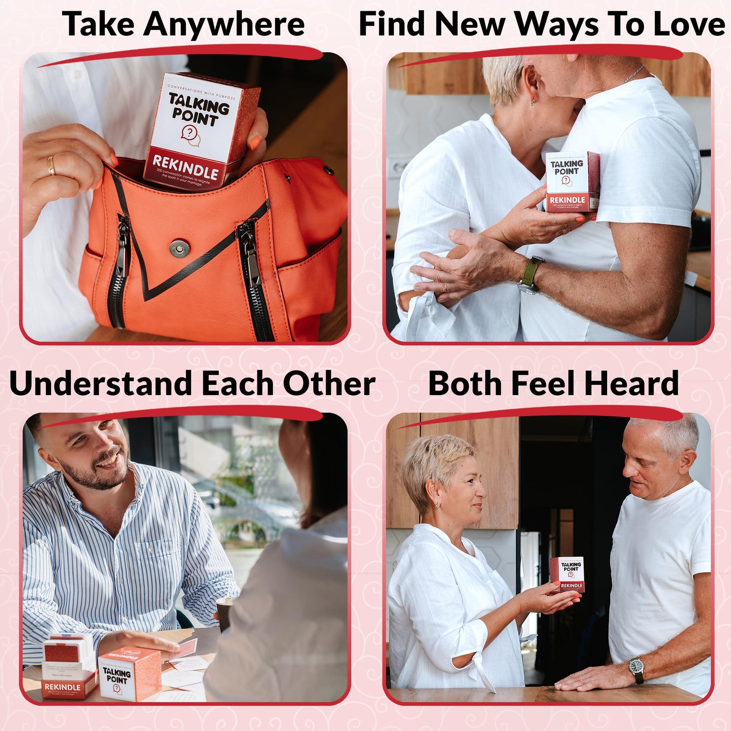 Talking Point Cards Rekindle Pack – 200 Couples Conversation Cards