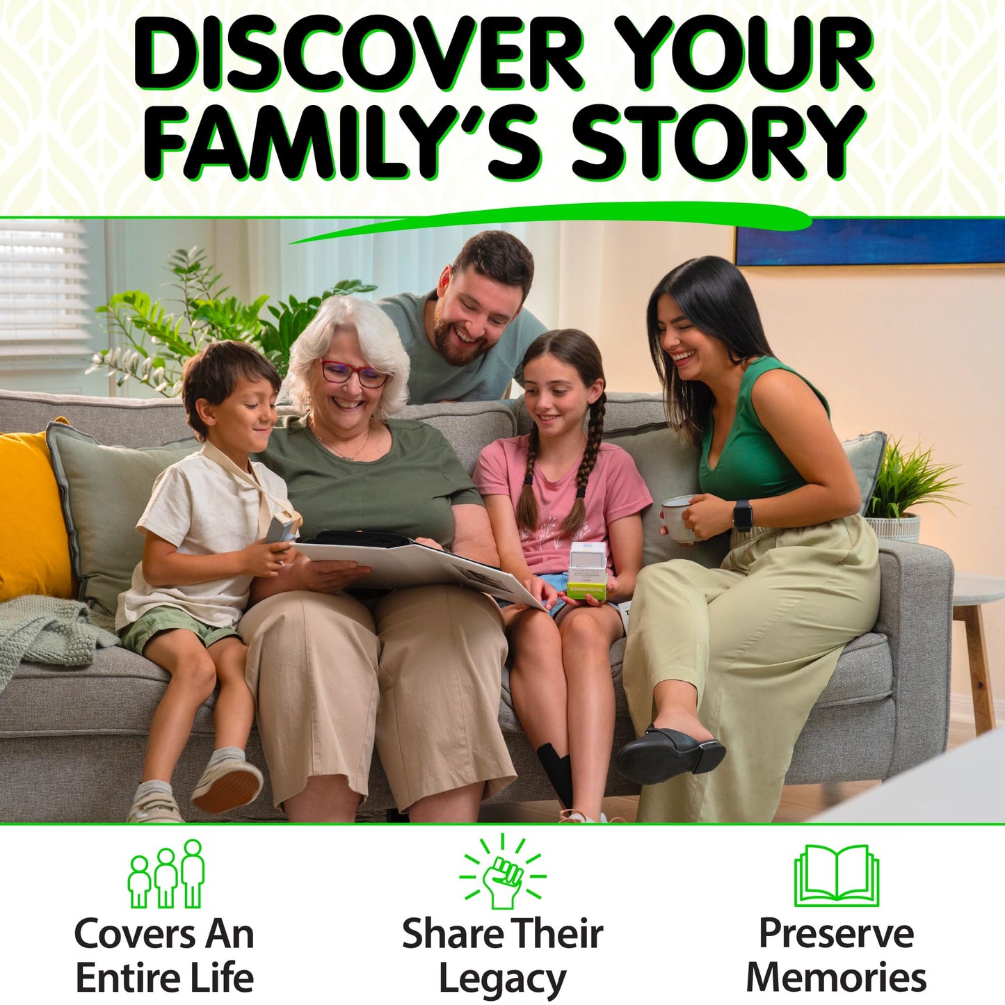Talking Point Cards Generations Edition – 200 Deep, Fun Conversation Starters for Family Bonding