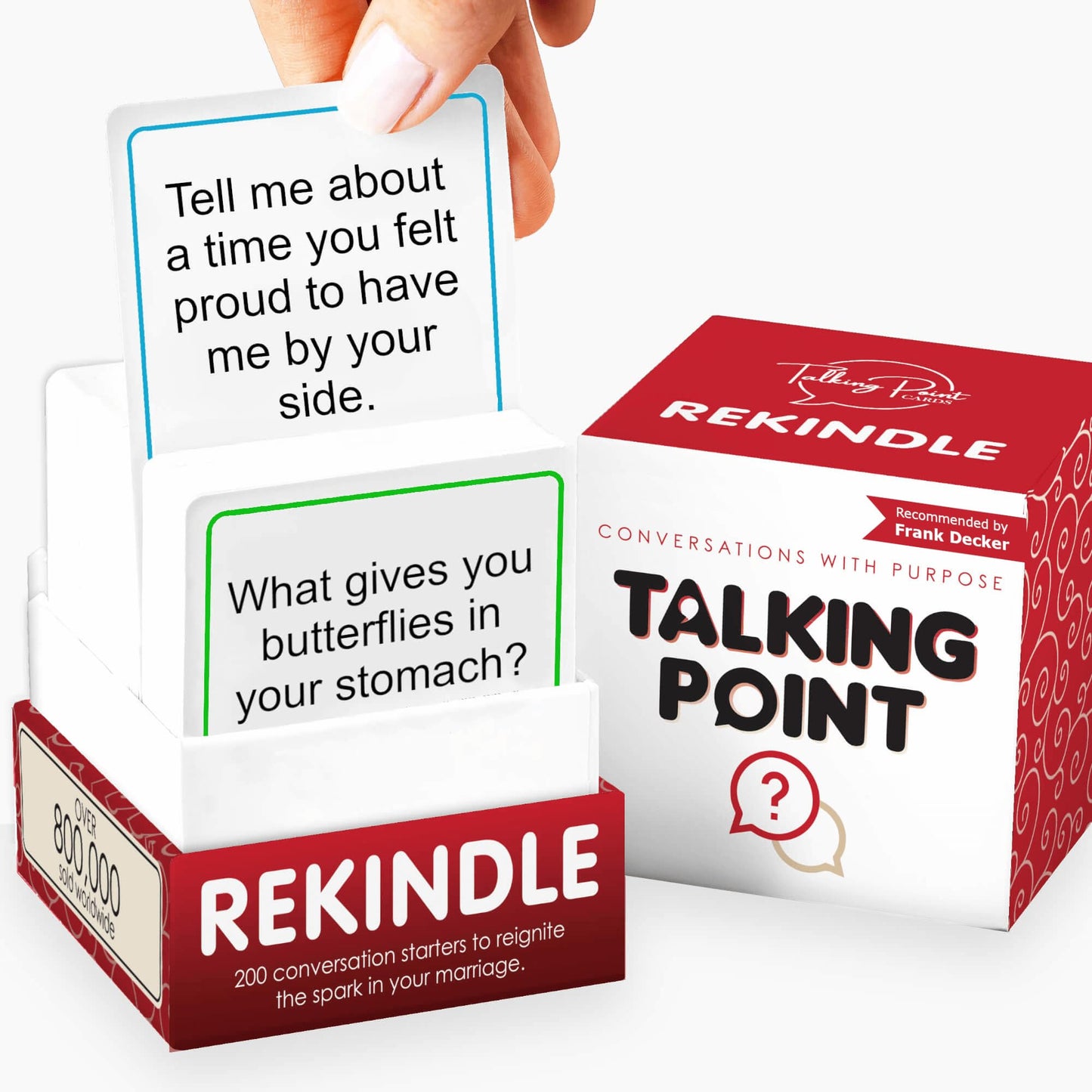 Talking Point Cards Rekindle Pack – 200 Couples Conversation Cards