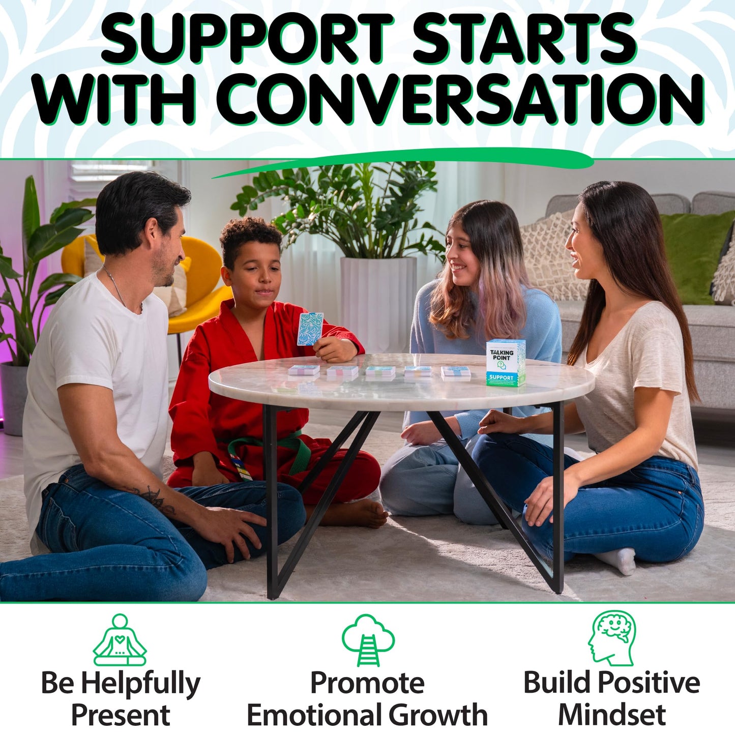 Talking Point Cards: 200 Safe, Trauma-Informed Conversation Starters for Stronger Families