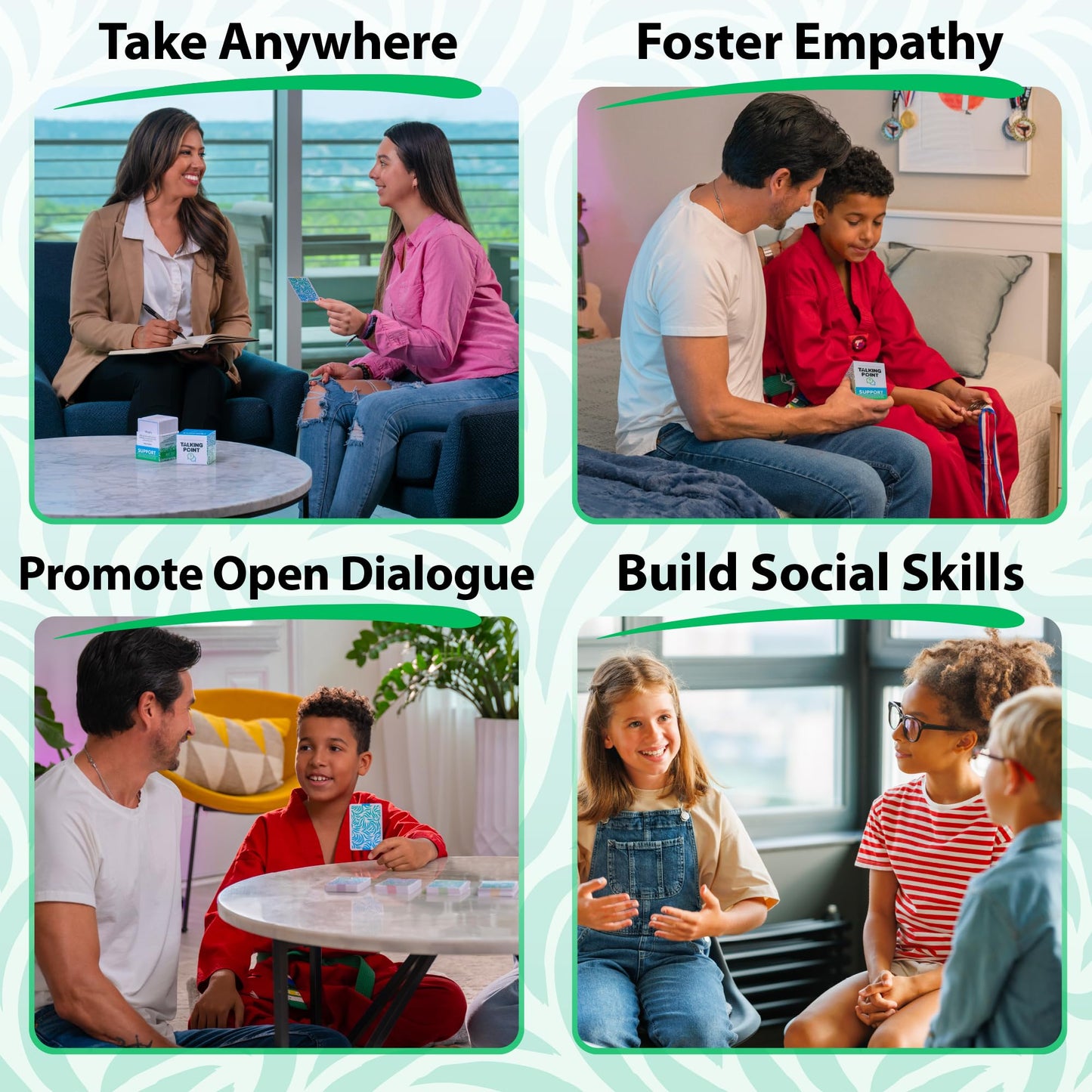 Talking Point Cards: 200 Safe, Trauma-Informed Conversation Starters for Stronger Families