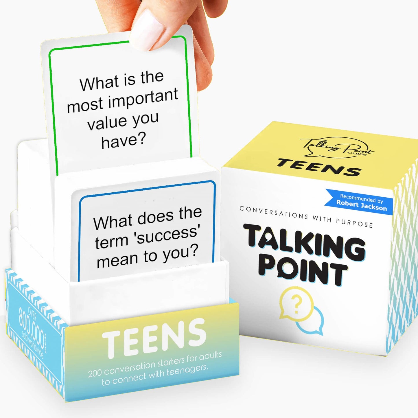 Talking Point Cards Teens Edition – 200 Conversation Cards to Build Trust & Expression