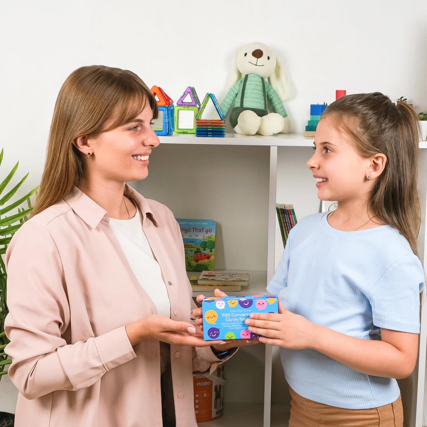 TALKWISE 700 Conversation Cards for Kids — Color-Coded 6 Topics for Family Nights