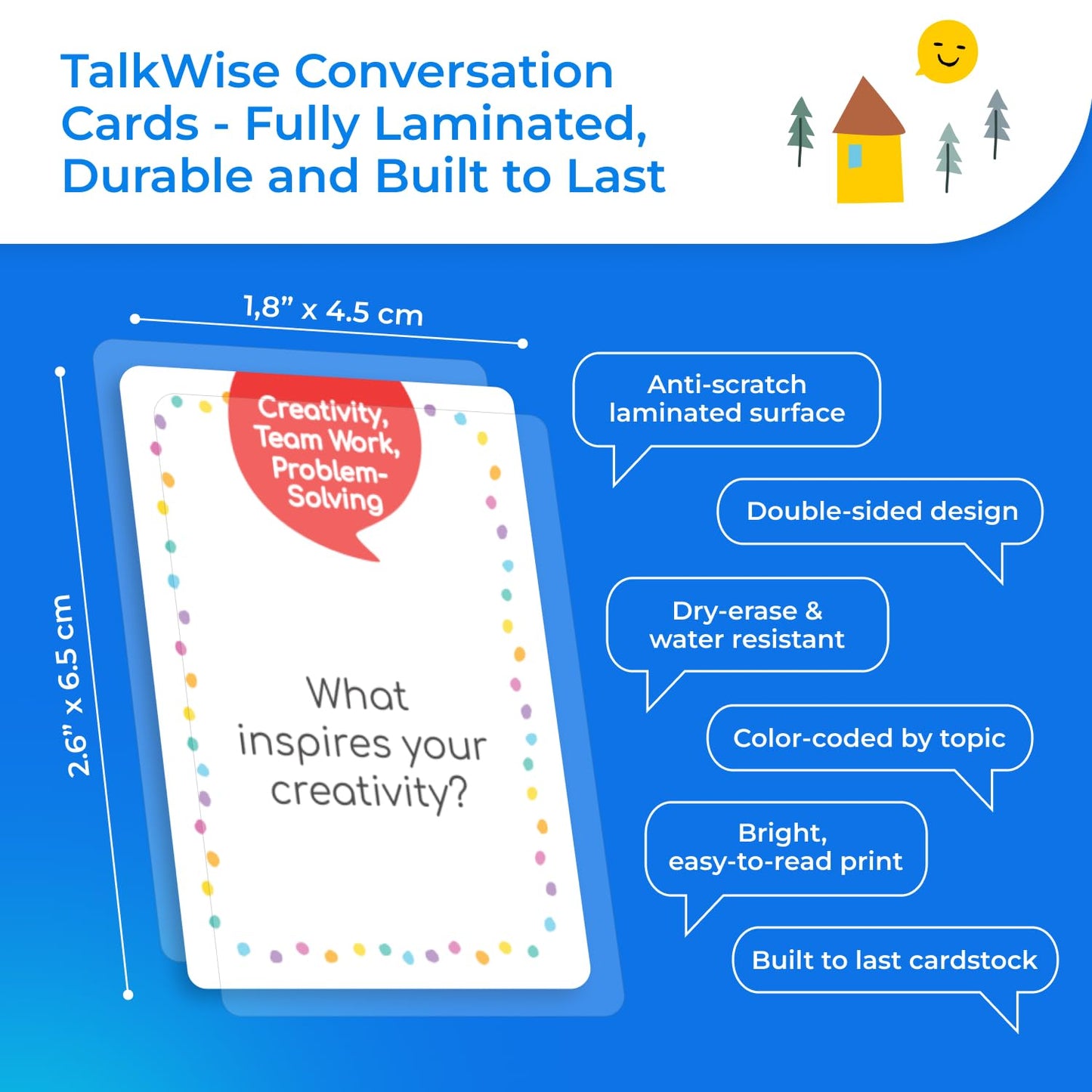 TalkWise 700 Team Building Cards for Work | Ice Breakers & Deeper Connections