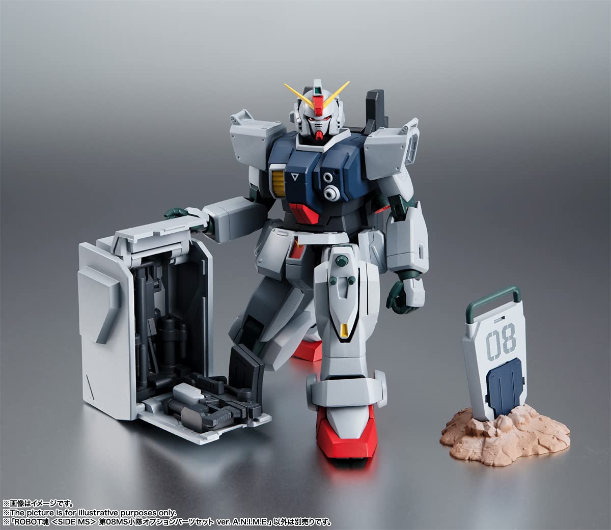 TAMASHII NATIONS The Robot Spirits 08th MS Team Option Parts Set Version A.N.I.M.E. – RX-97(C) ver