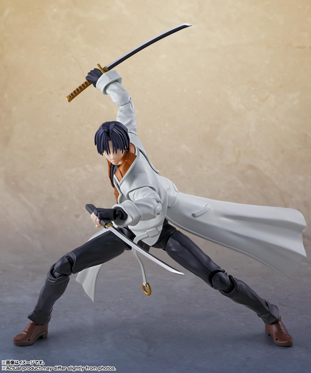 TAMASHII NATIONS – Rurouni Kenshin: Meiji Swordsman Romantic Story Aoshi Shinomori S.H.Figuarts Action Figure