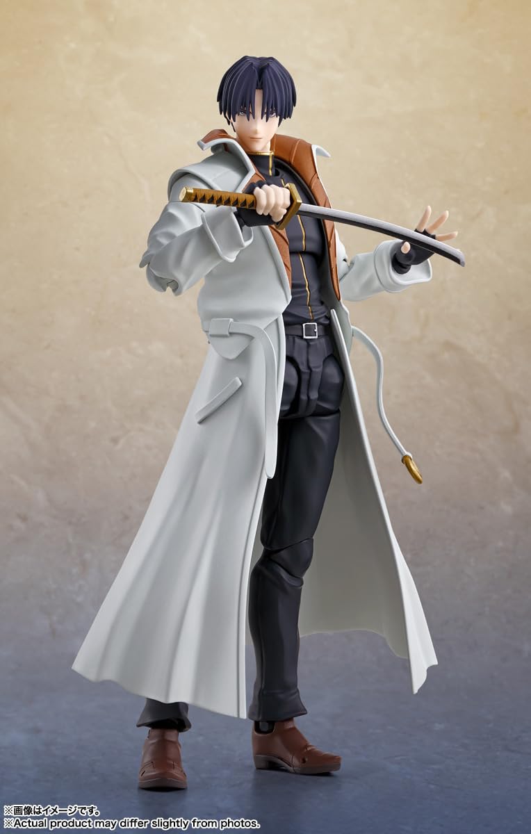 TAMASHII NATIONS – Rurouni Kenshin: Meiji Swordsman Romantic Story Aoshi Shinomori S.H.Figuarts Action Figure