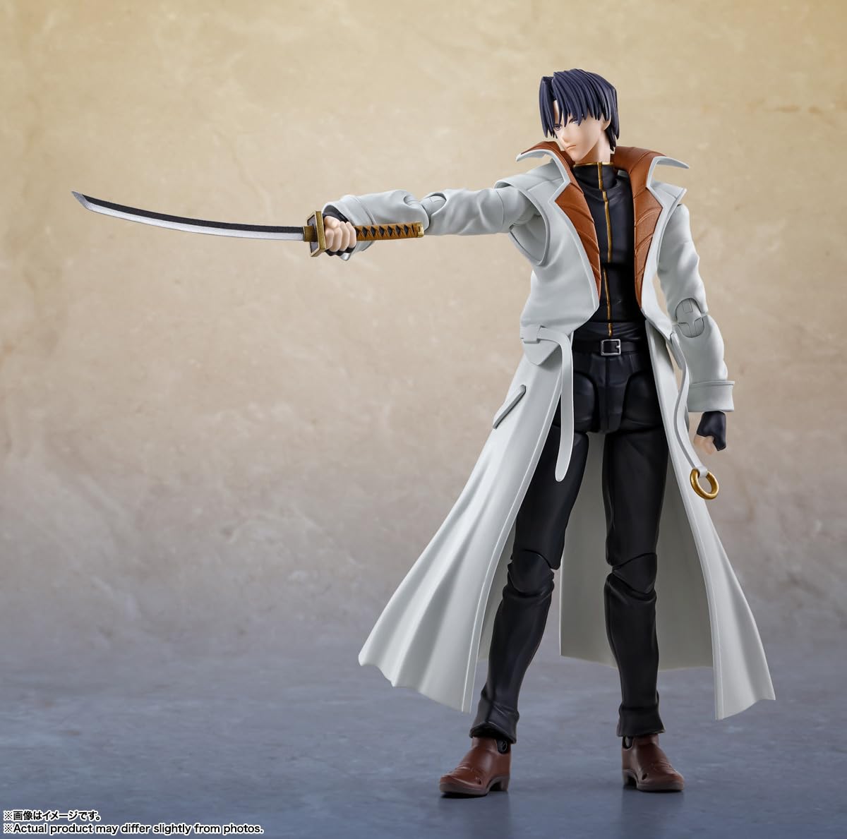 TAMASHII NATIONS – Rurouni Kenshin: Meiji Swordsman Romantic Story Aoshi Shinomori S.H.Figuarts Action Figure
