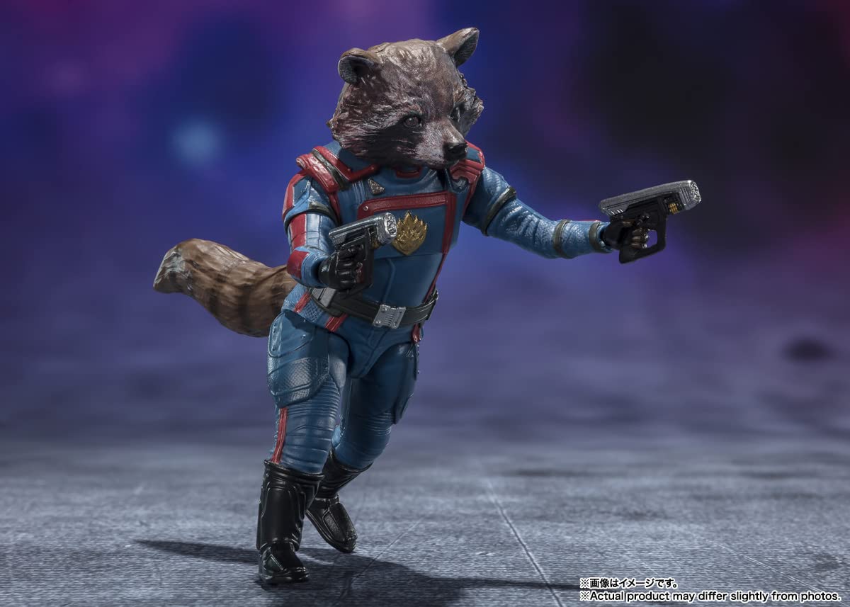 Tamashii Nations Guardians of the Galaxy Vol. 3 Star-Lord & Rocket Raccoon S.H.Figuarts Action Figure