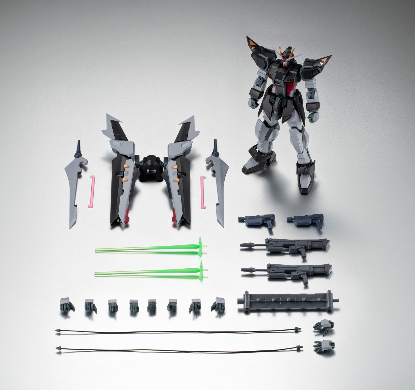 Tamashii Nations Gundam Seed Stargazer Strike Noir ANIME Ver. The Robot Spirits Figure