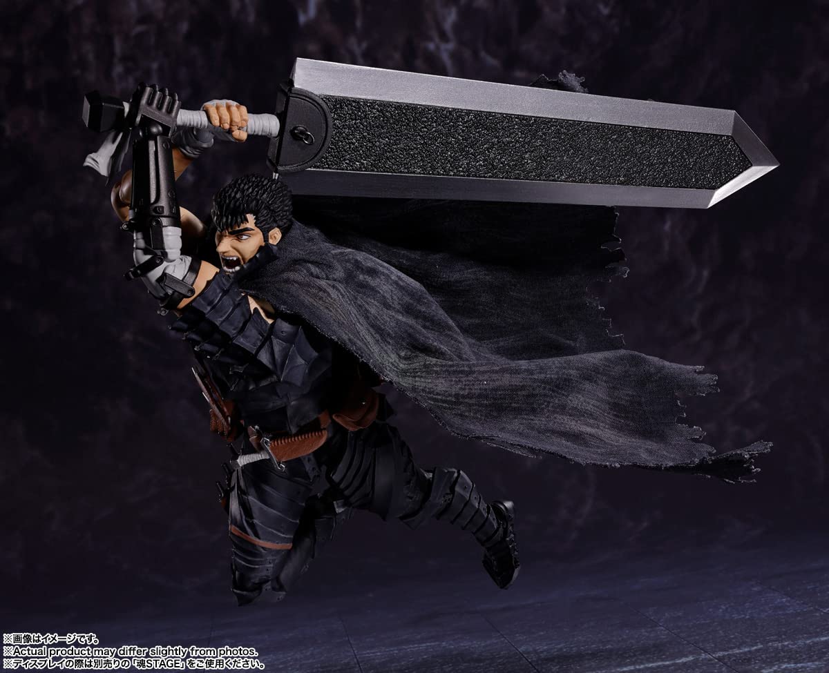 TAMASHII NATIONS Berserk Guts (Berserker Armor) S.H.Figuarts Action Figure – 6.3-inch