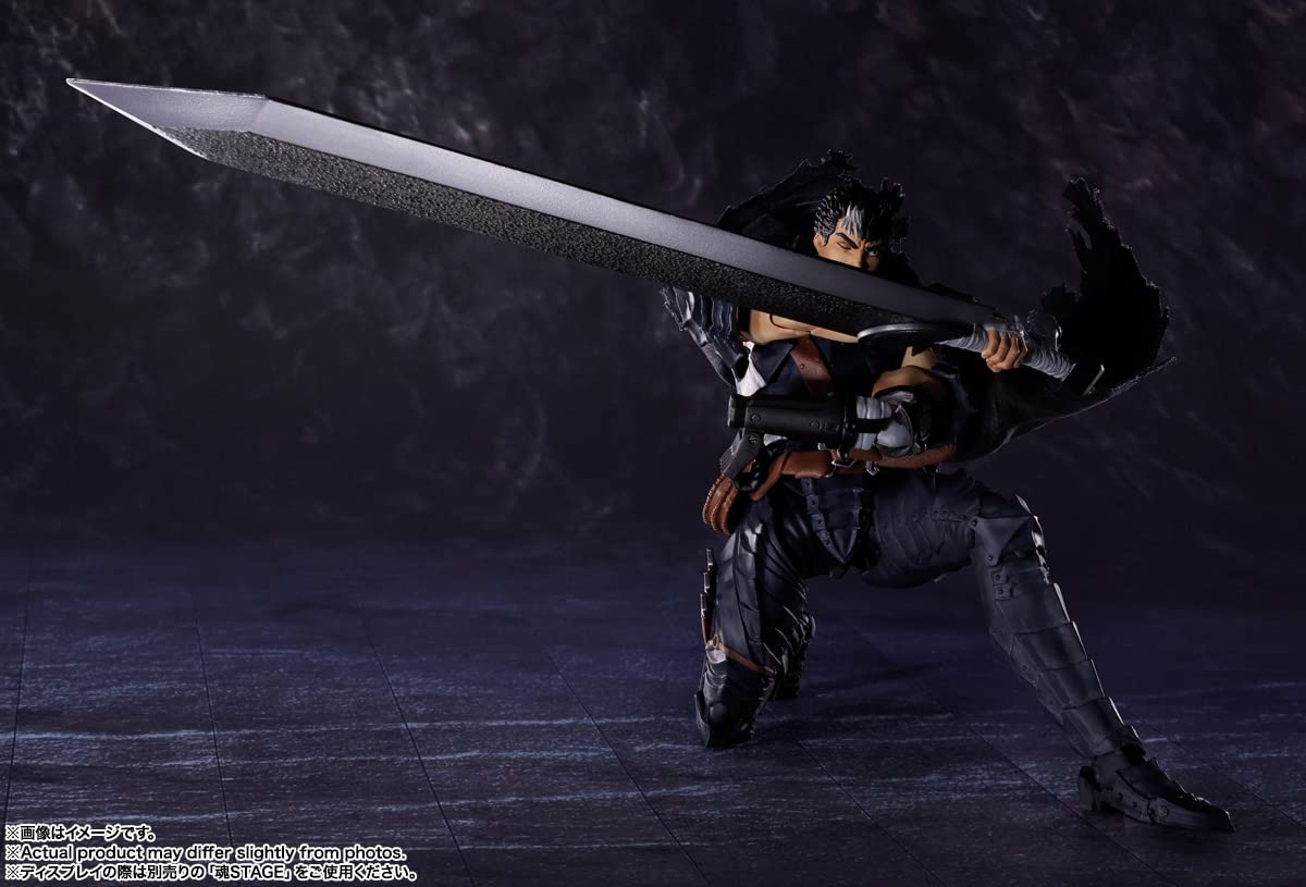 TAMASHII NATIONS Berserk Guts (Berserker Armor) S.H.Figuarts Action Figure – 6.3-inch