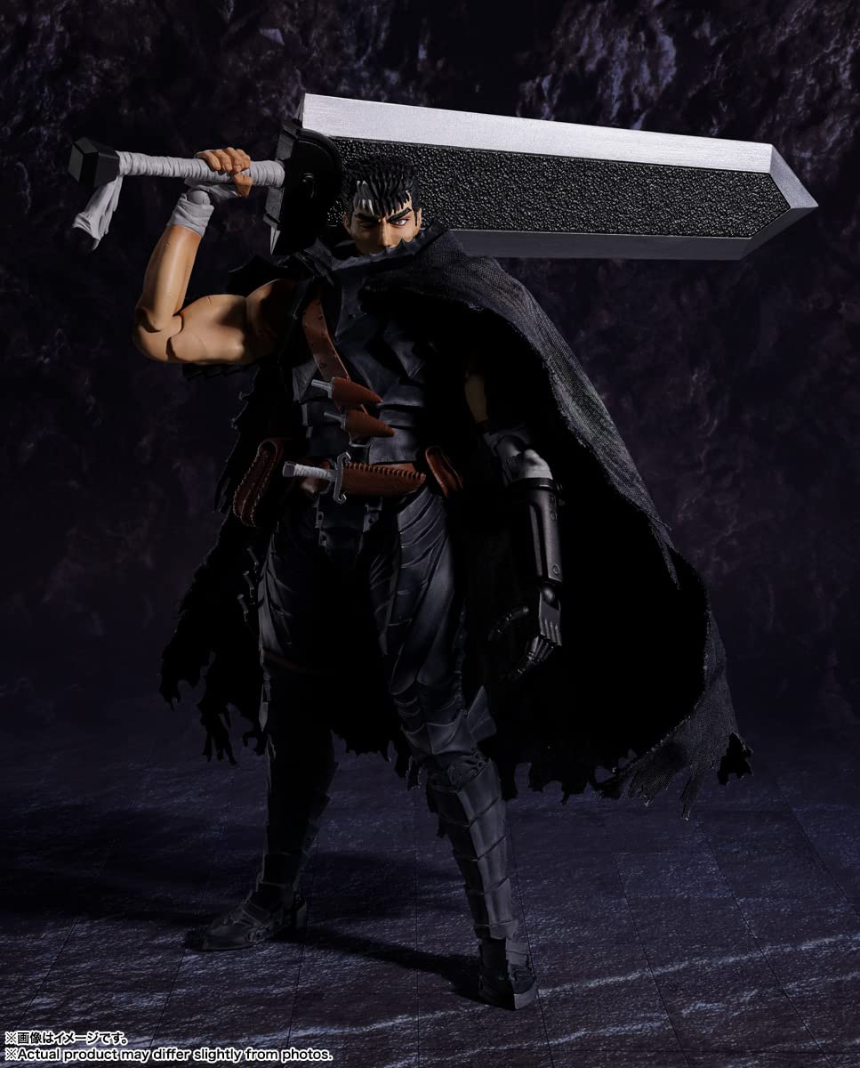 TAMASHII NATIONS Berserk Guts (Berserker Armor) S.H.Figuarts Action Figure – 6.3-inch