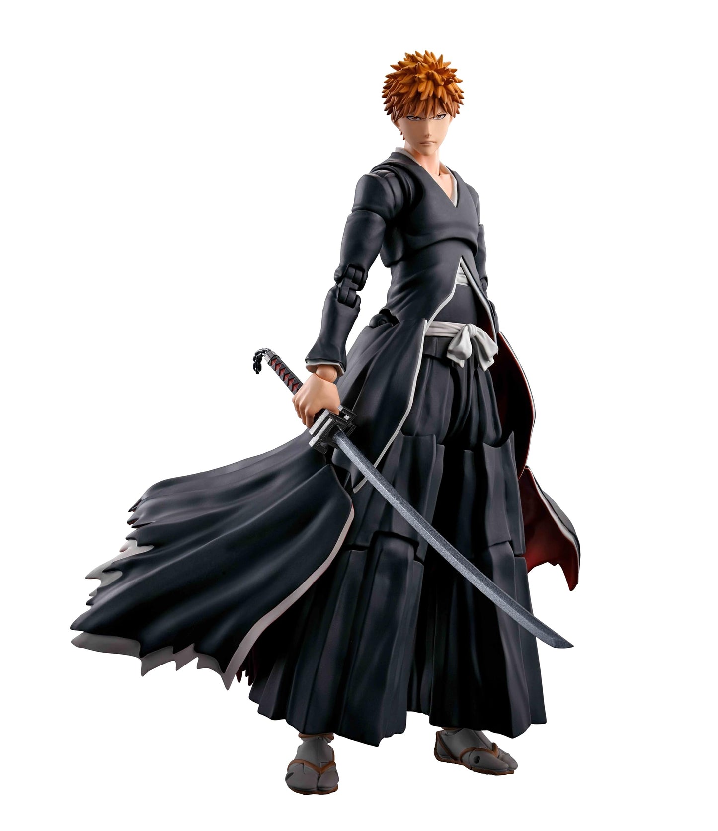 Tamashii Nations Bleach Ichigo Kurosaki Getsuga Tensho S.H.Figuarts Action Figure | Official Licensed