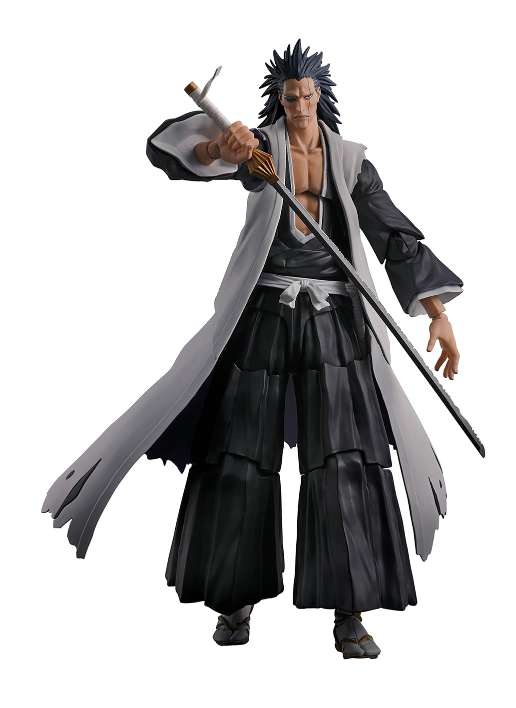 TAMASHII NATIONS Bleach Kenpachi Zaraki S.H.Figuarts Figure – 6.7-Inch Officially Licensed