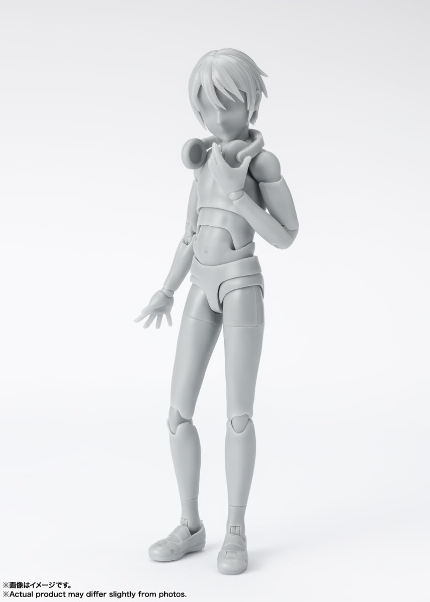 Tamashii Nations Body-Kun - School Life Edition DX Set (Gray) | S.H.Figuarts Figure
