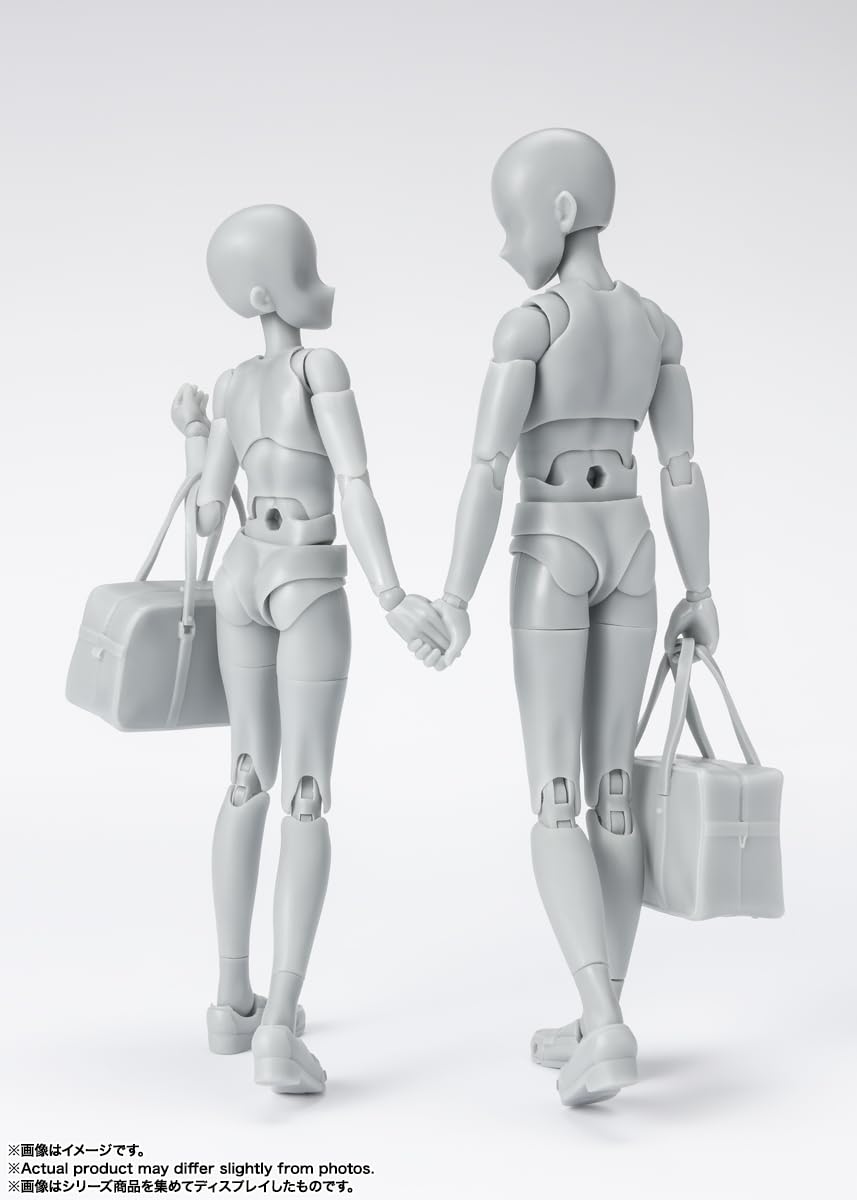 Tamashii Nations Body-Kun - School Life Edition DX Set (Gray) | S.H.Figuarts Figure