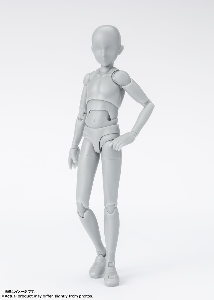 Tamashii Nations Body-Kun - School Life Edition DX Set (Gray) | S.H.Figuarts Figure