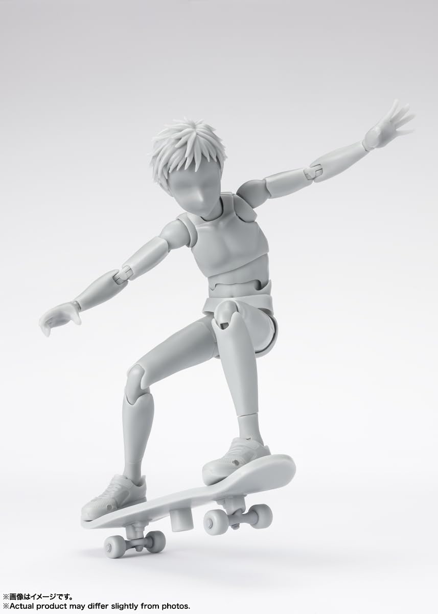 Tamashii Nations Body-Kun - School Life Edition DX Set (Gray) | S.H.Figuarts Figure