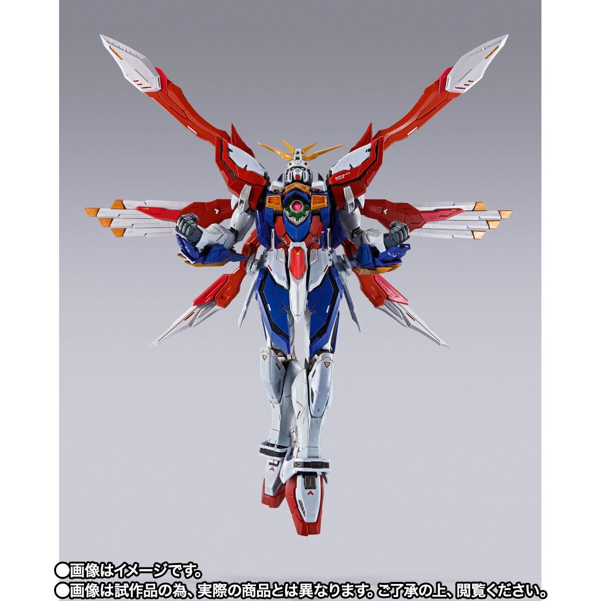 TAMASHII NATIONS Mobile Fighter G Gundam Burning Gundam & Burning Gundam Second Metal Build Action Figure