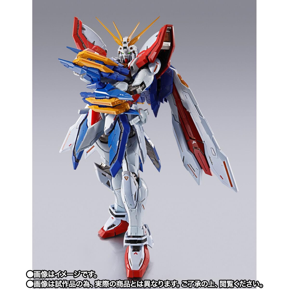 TAMASHII NATIONS Mobile Fighter G Gundam Burning Gundam & Burning Gundam Second Metal Build Action Figure