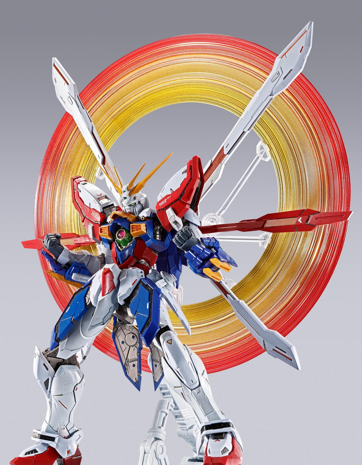 TAMASHII NATIONS Mobile Fighter G Gundam Burning Gundam & Burning Gundam Second Metal Build Action Figure