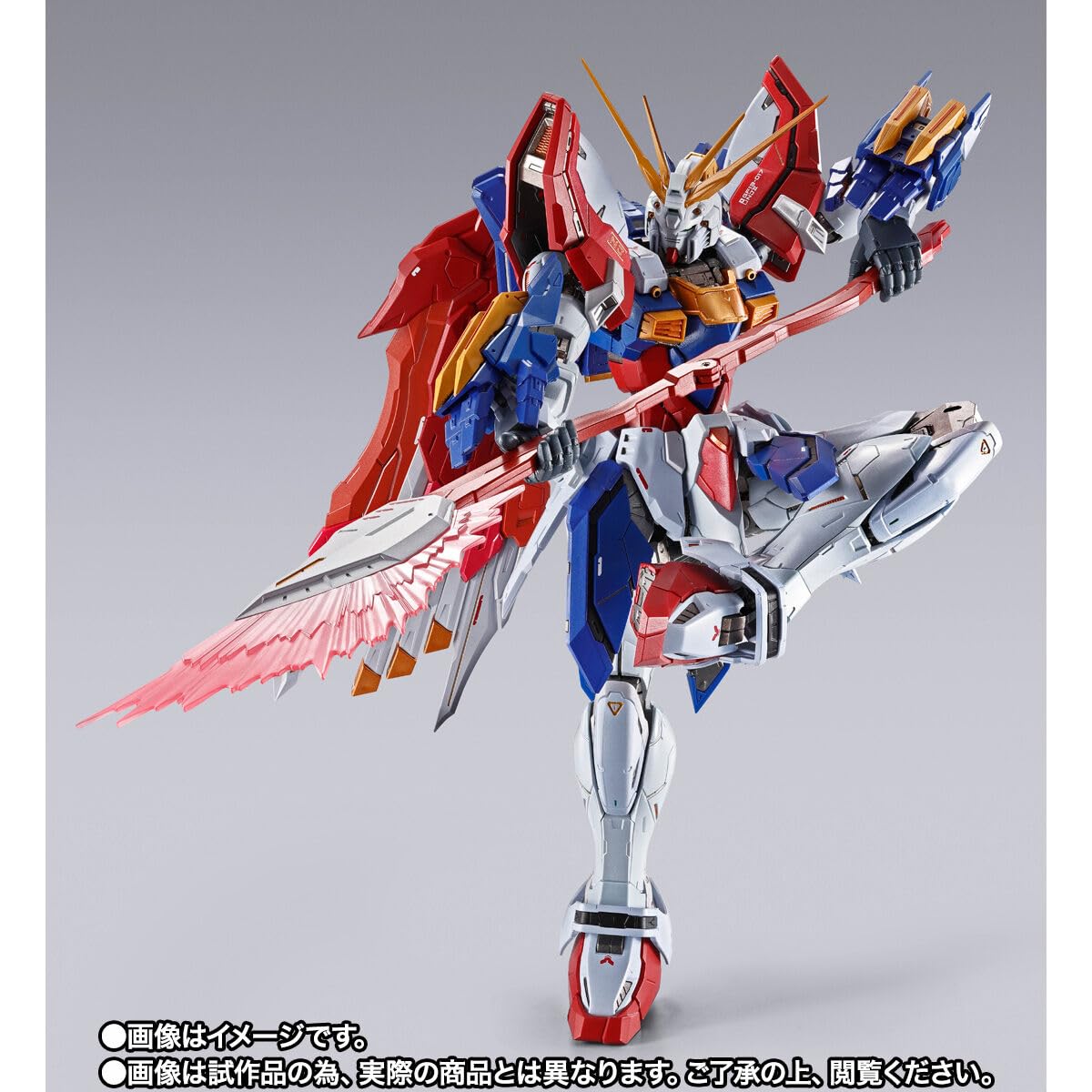 TAMASHII NATIONS Mobile Fighter G Gundam Burning Gundam & Burning Gundam Second Metal Build Action Figure