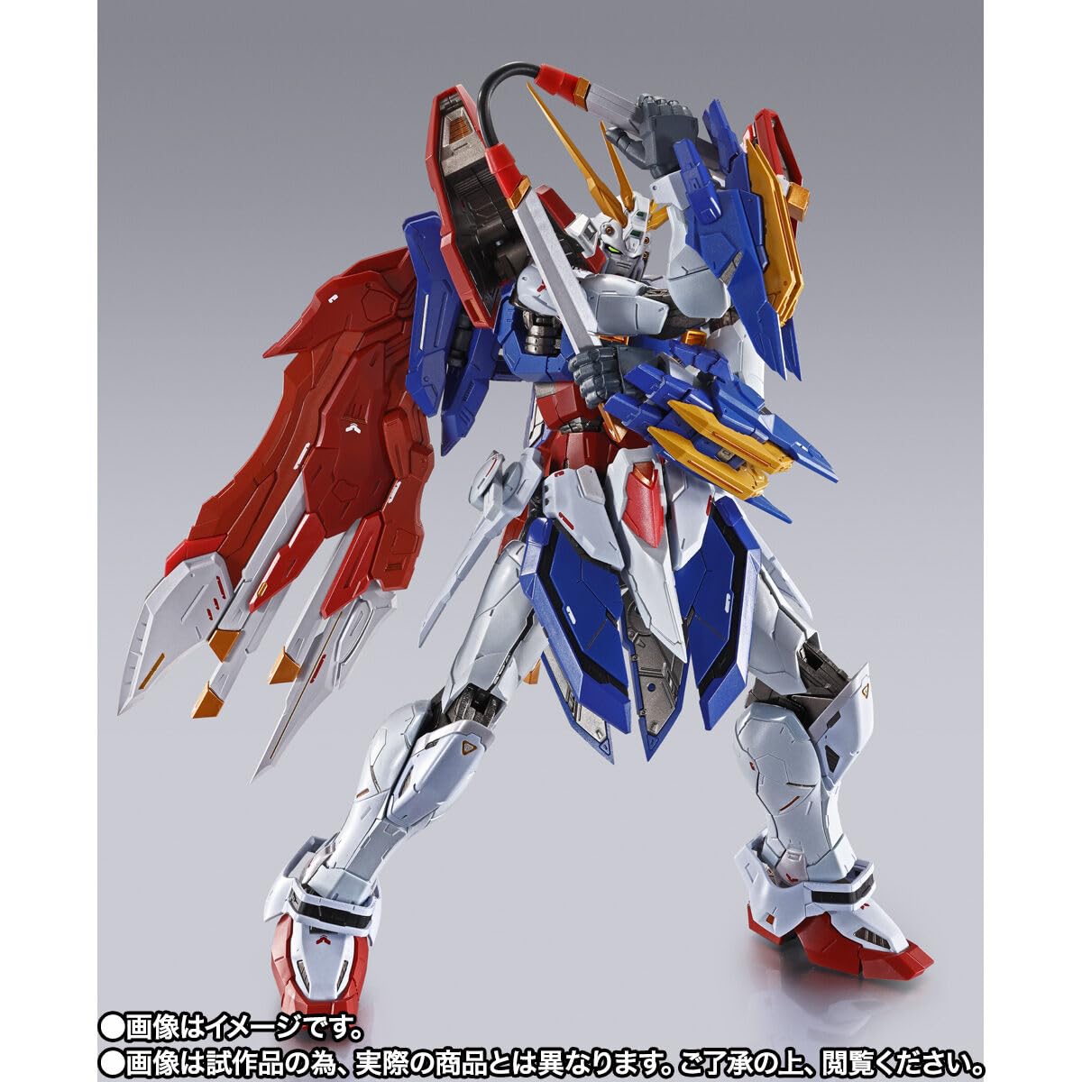 TAMASHII NATIONS Mobile Fighter G Gundam Burning Gundam & Burning Gundam Second Metal Build Action Figure