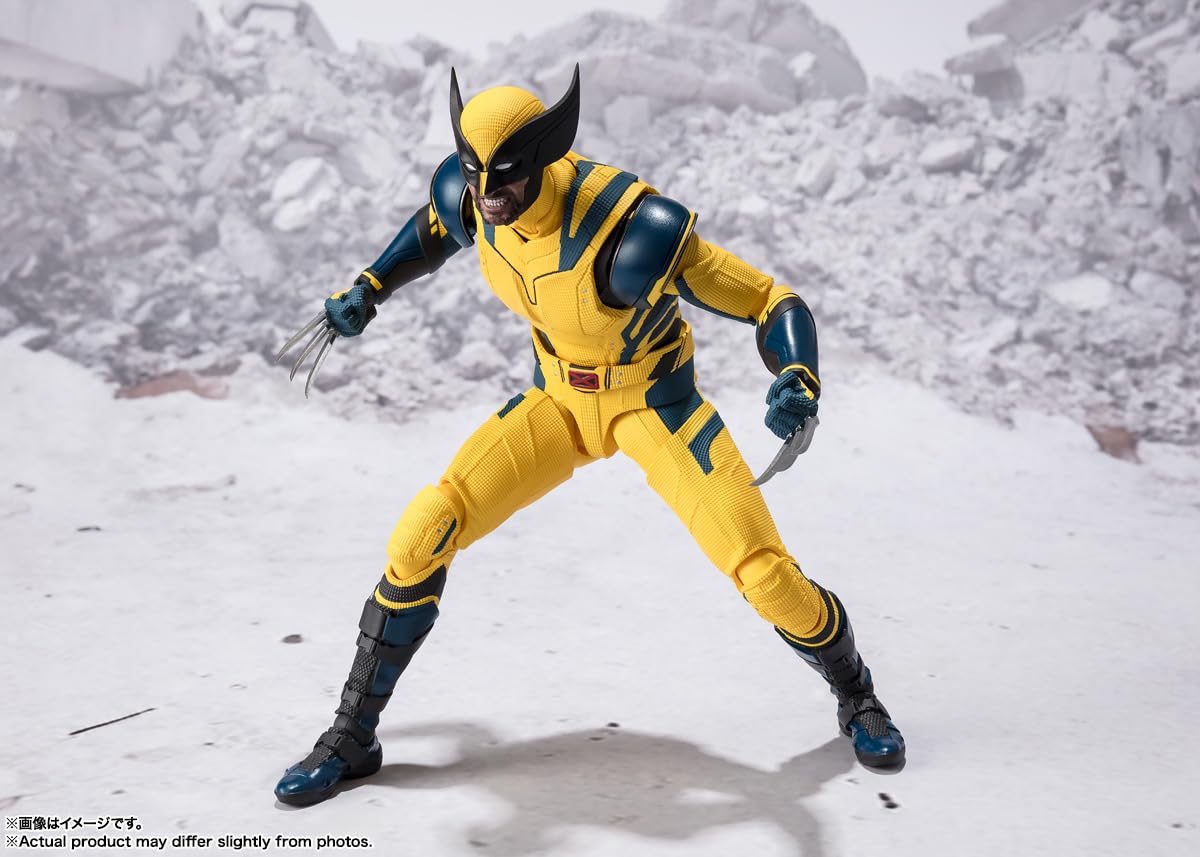 TAMASHII NATIONS Deadpool & Wolverine S.H.Figuarts – Wolverine Action Figure by Bandai Spirits
