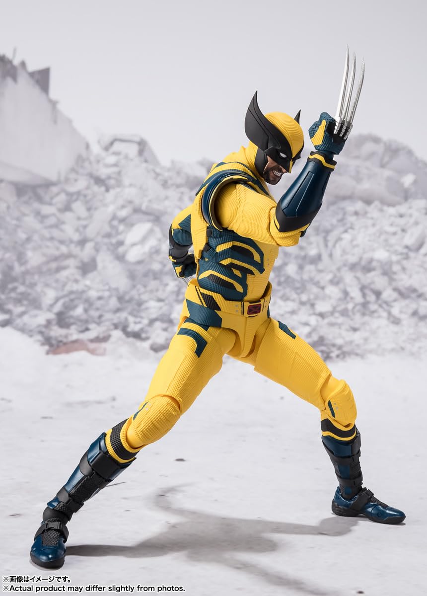 TAMASHII NATIONS Deadpool & Wolverine S.H.Figuarts – Wolverine Action Figure by Bandai Spirits