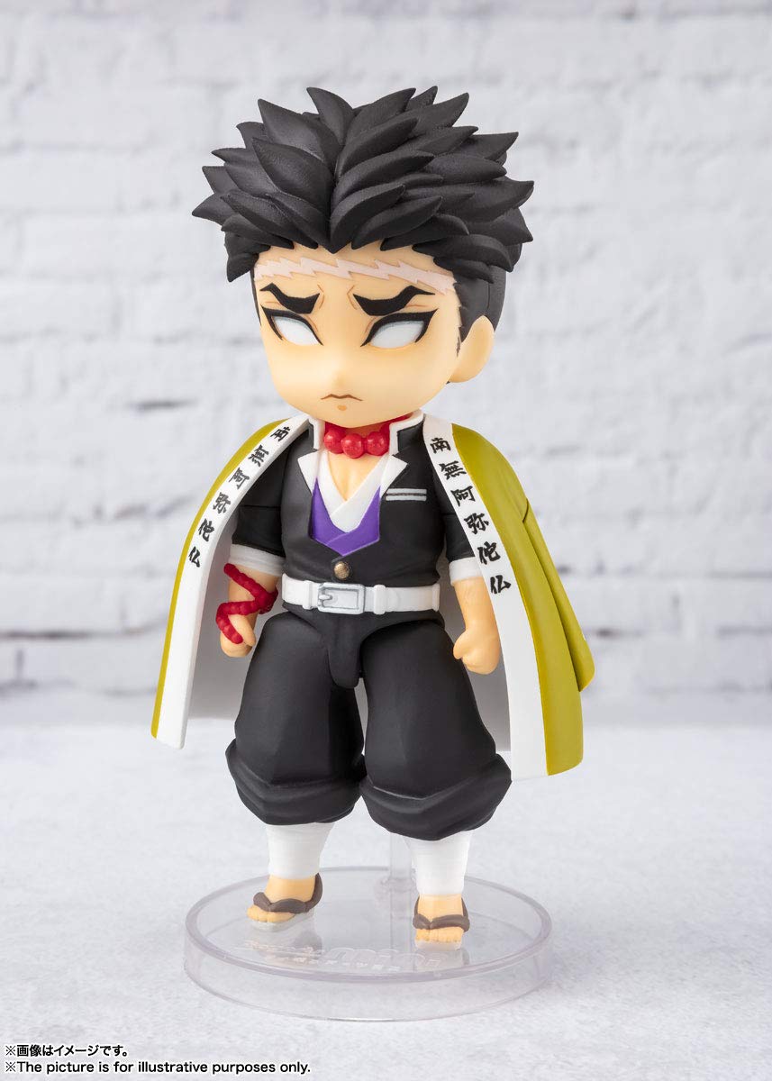 TAMASHII NATIONS Demon Slayer Gyomei Himejima Figuarts Mini – Collectible Palm-Size Figure