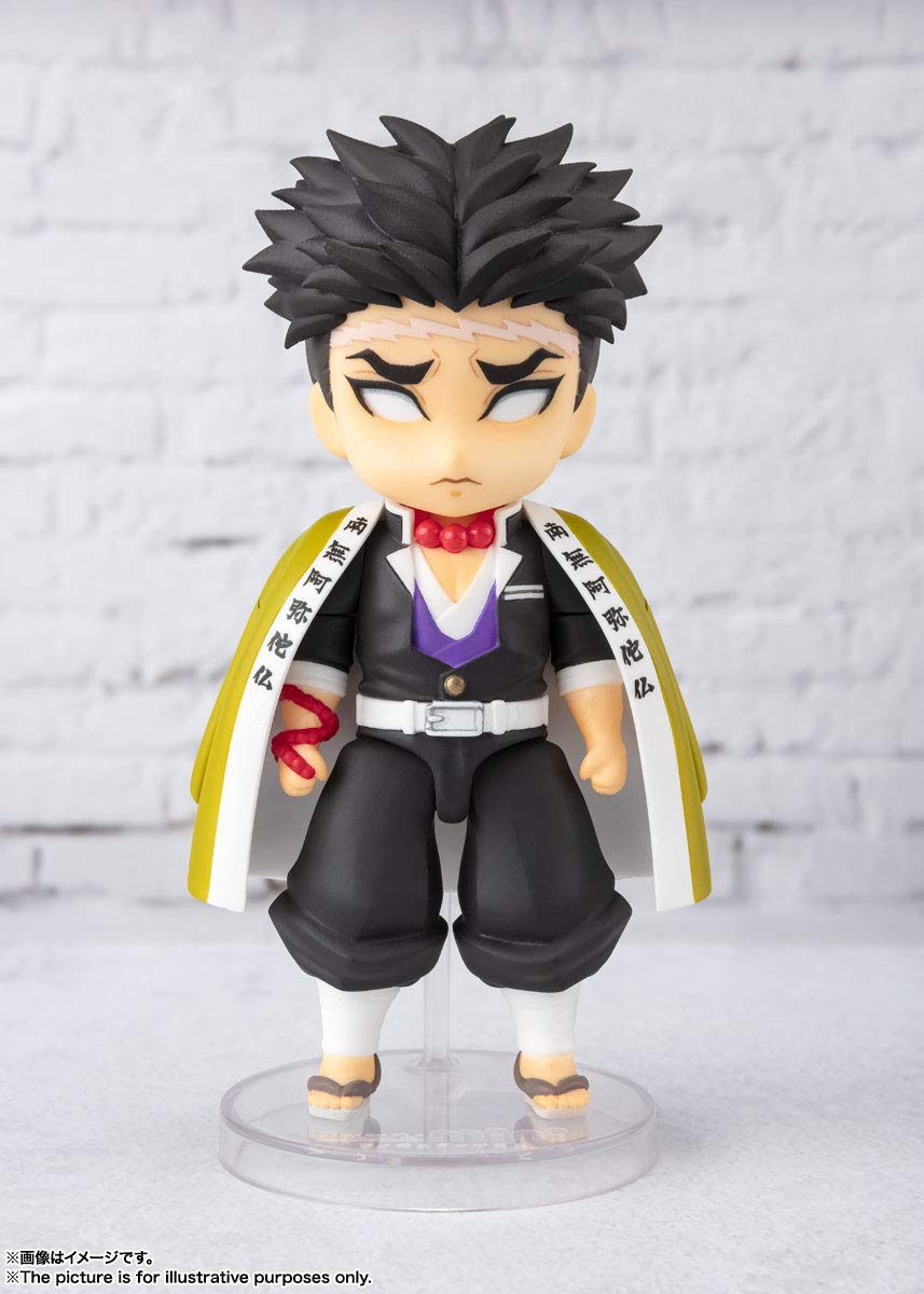 TAMASHII NATIONS Demon Slayer Gyomei Himejima Figuarts Mini – Collectible Palm-Size Figure