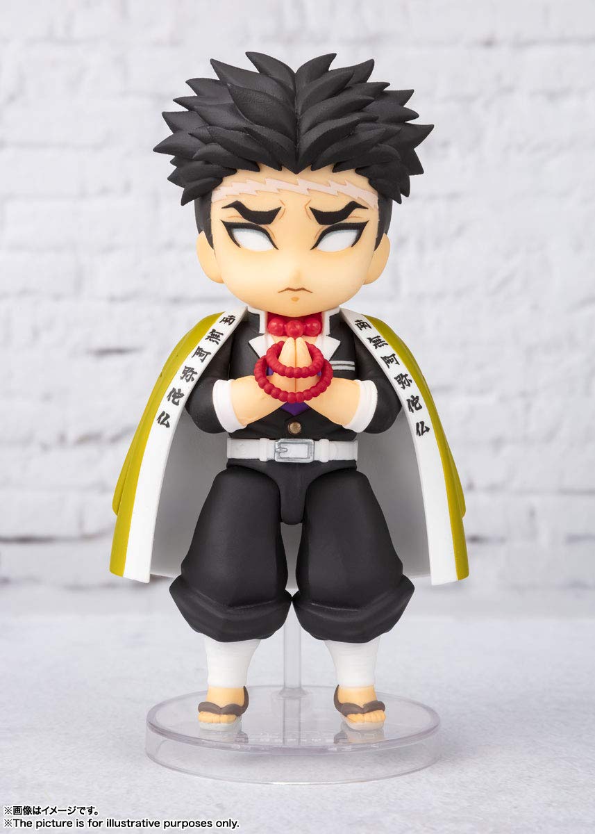TAMASHII NATIONS Demon Slayer Gyomei Himejima Figuarts Mini – Collectible Palm-Size Figure