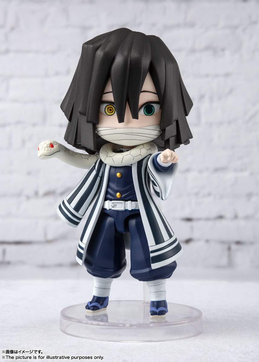TAMASHII NATIONS Demon Slayer Iguro Obanai Figuarts Mini Figure | Collectible Palm-Size Bandai Spirits