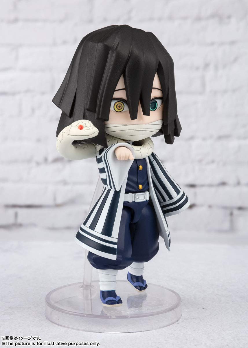 TAMASHII NATIONS Demon Slayer Iguro Obanai Figuarts Mini Figure | Collectible Palm-Size Bandai Spirits