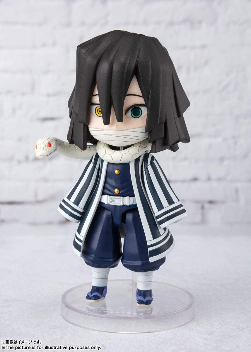 TAMASHII NATIONS Demon Slayer Iguro Obanai Figuarts Mini Figure | Collectible Palm-Size Bandai Spirits