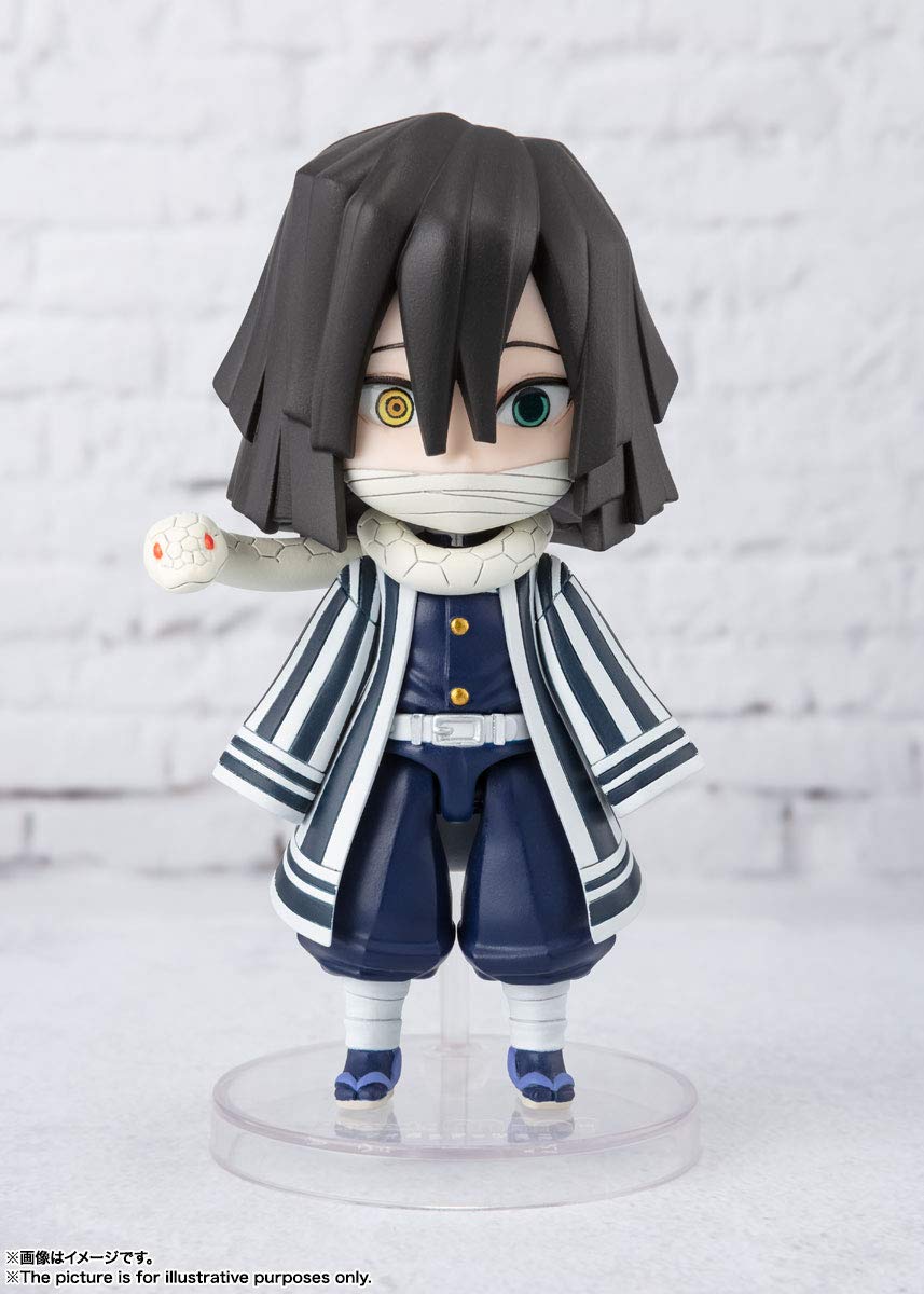 TAMASHII NATIONS Demon Slayer Iguro Obanai Figuarts Mini Figure | Collectible Palm-Size Bandai Spirits